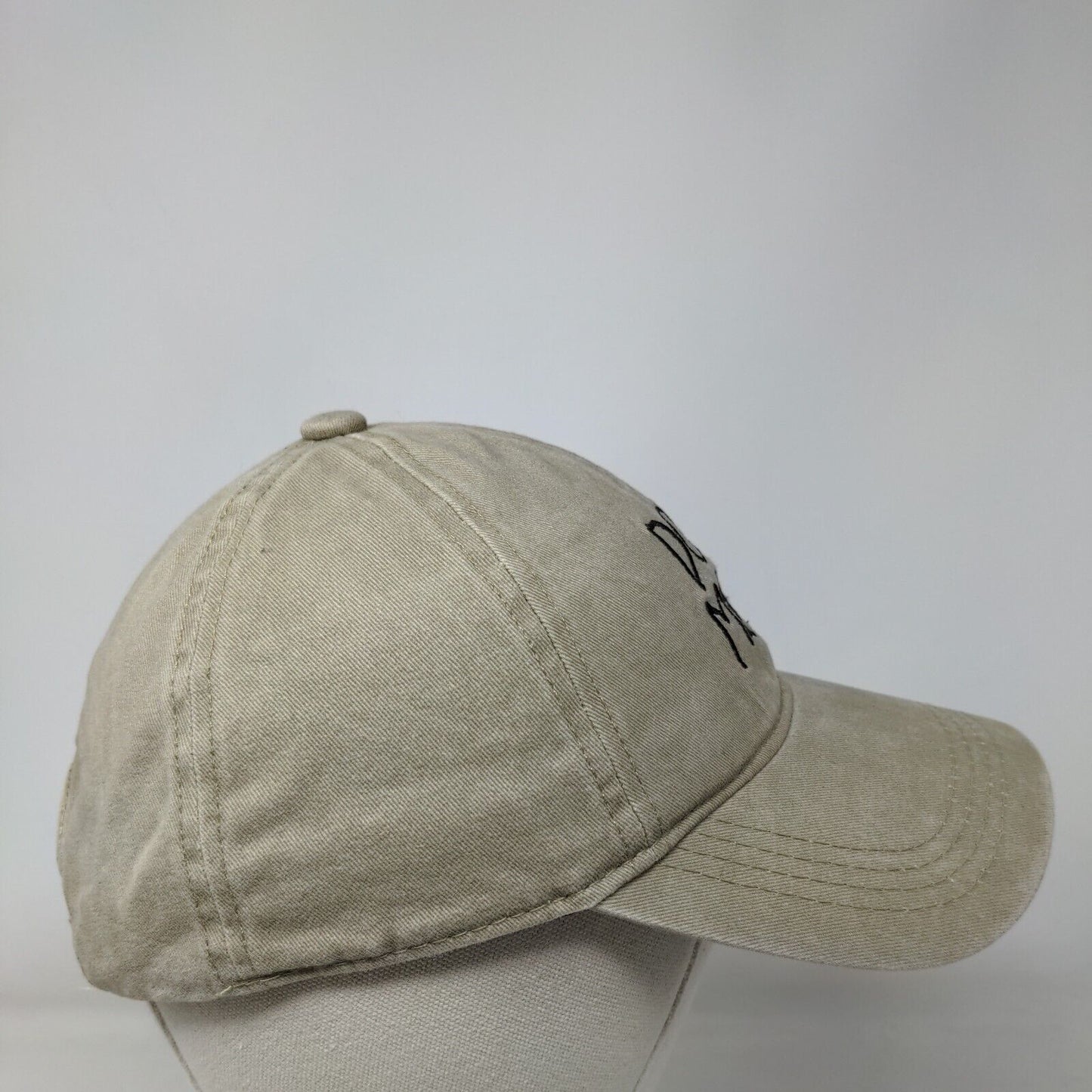 Dog Mom Slideback Hat Tan OSFM Embroidered Paw David And Young