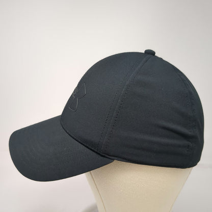Under Armour Baseball Cap Black XL Tonal Logo Storm Driver Stretch Fit Hat