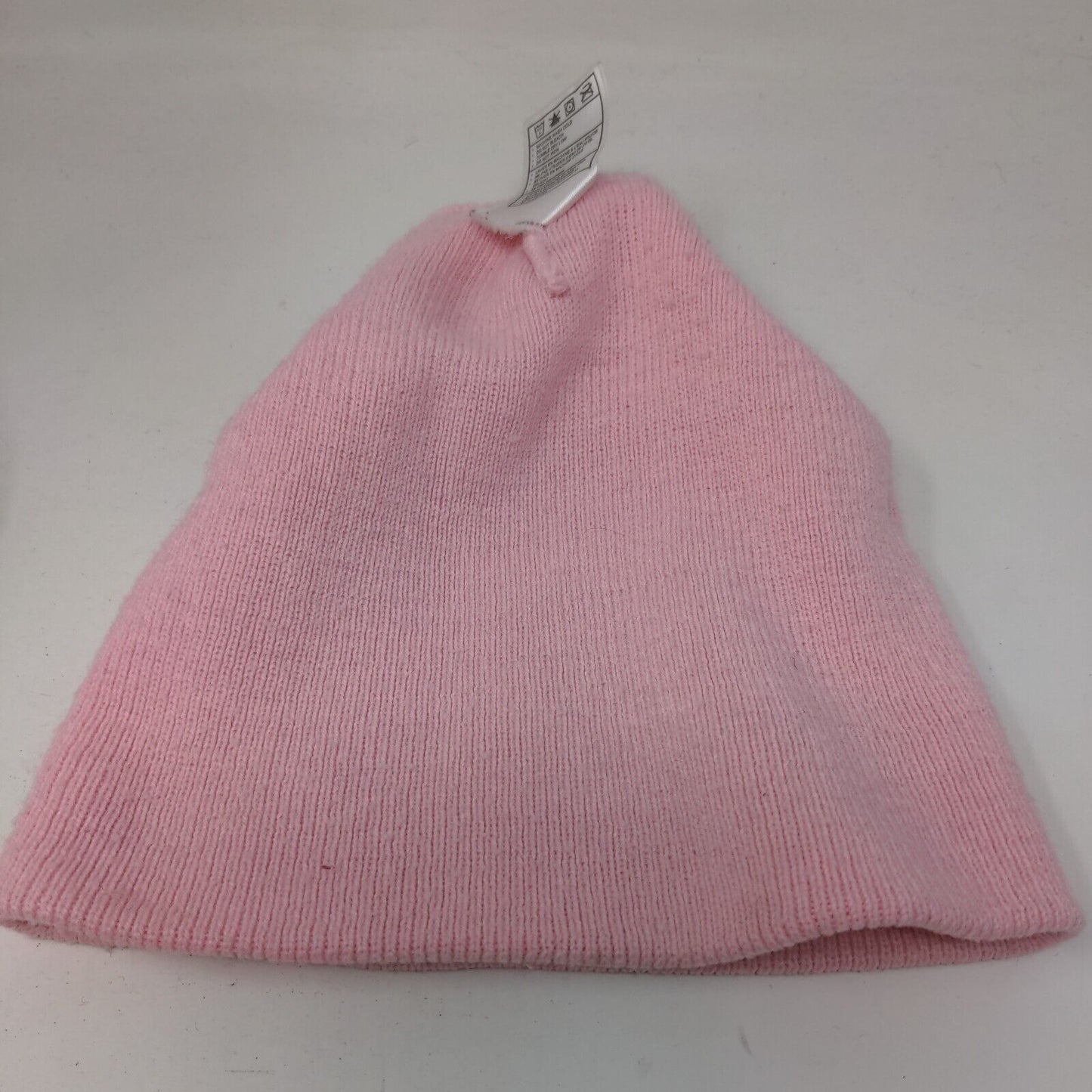 Nike Knit Beanie Hat Pink Toddler Embroidered Swoosh Solid