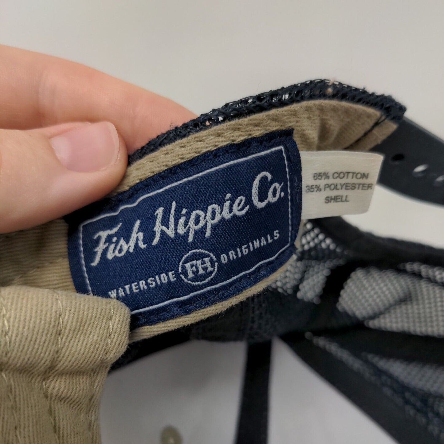 Waterside Originals Fish Hippie Co Snapback Mesh Back Trucker Hat Multi One Size