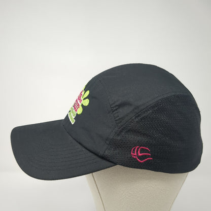 Girls On The Run Strapback 5 Panel Hat Black One Size Solid Adjustable