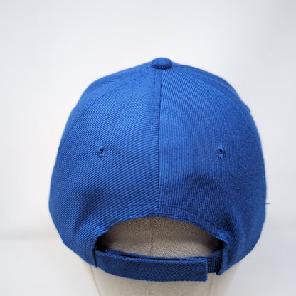 L&R Hauling Strapback Hat Blue One Size Adjustable Vented Holes 6 Panel