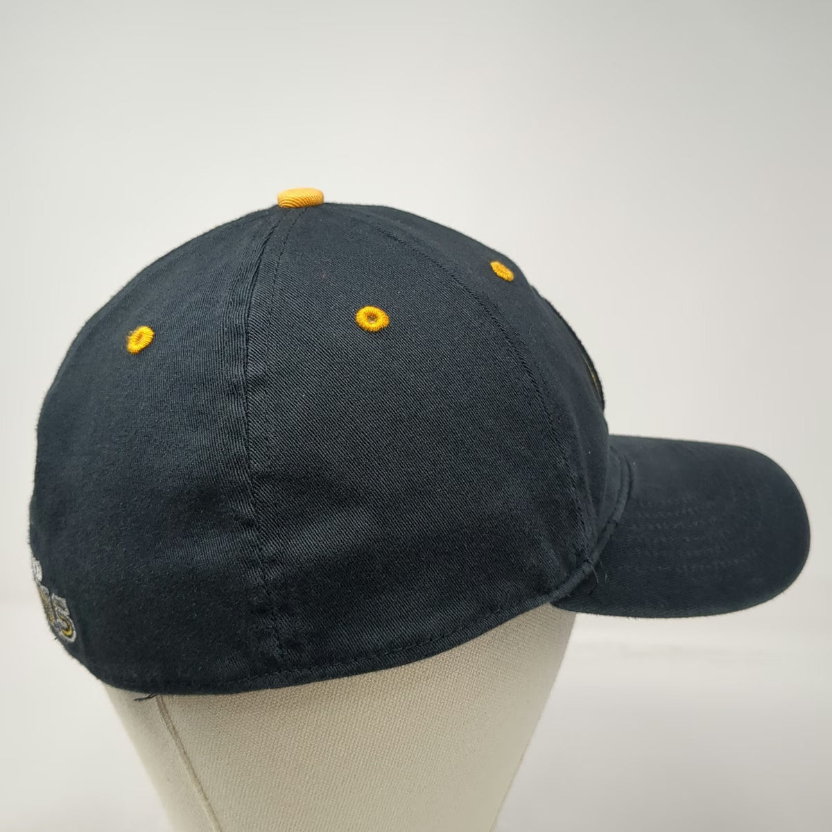 Boston Bruins NHL 47 Cap Black One Size OS Franchise Stretch Fit Hockey Logo Hat