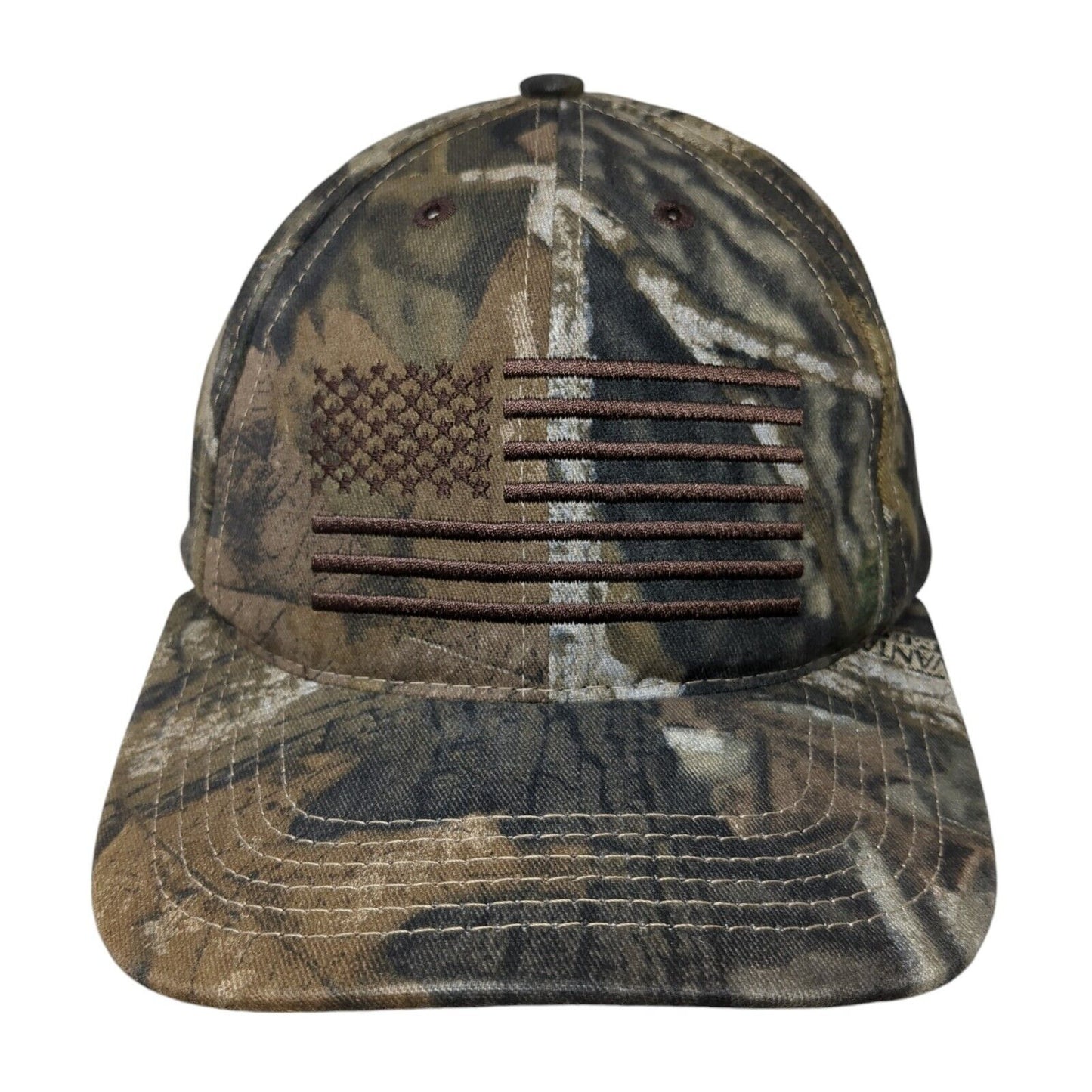 USA Flag Totaline Strapback Hat Camo One Size Adjustable Hunting Outdoor