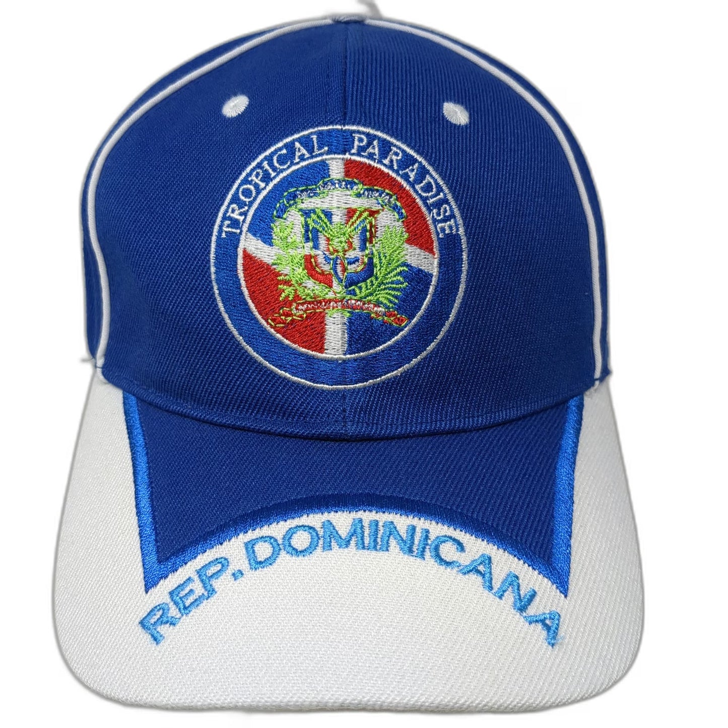 Suplidores Gift Shop Dominican Republic Blue One Size Baseball Cap Hat Tropical