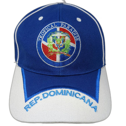 Suplidores Gift Shop Dominican Republic Blue One Size Baseball Cap Hat Tropical