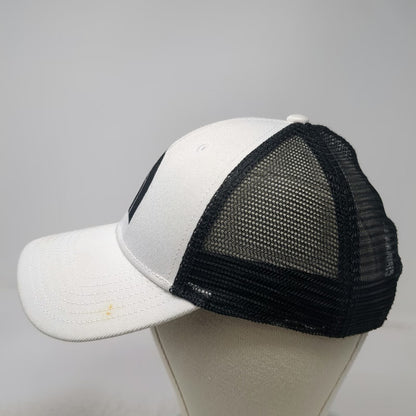 The North Face Trucker Hat White Black One Size Mesh Back Snapback Adjustable