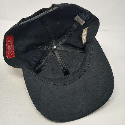 Vegas Golden Knights NHL American Needle Snapback Hat Black White One Size Patch