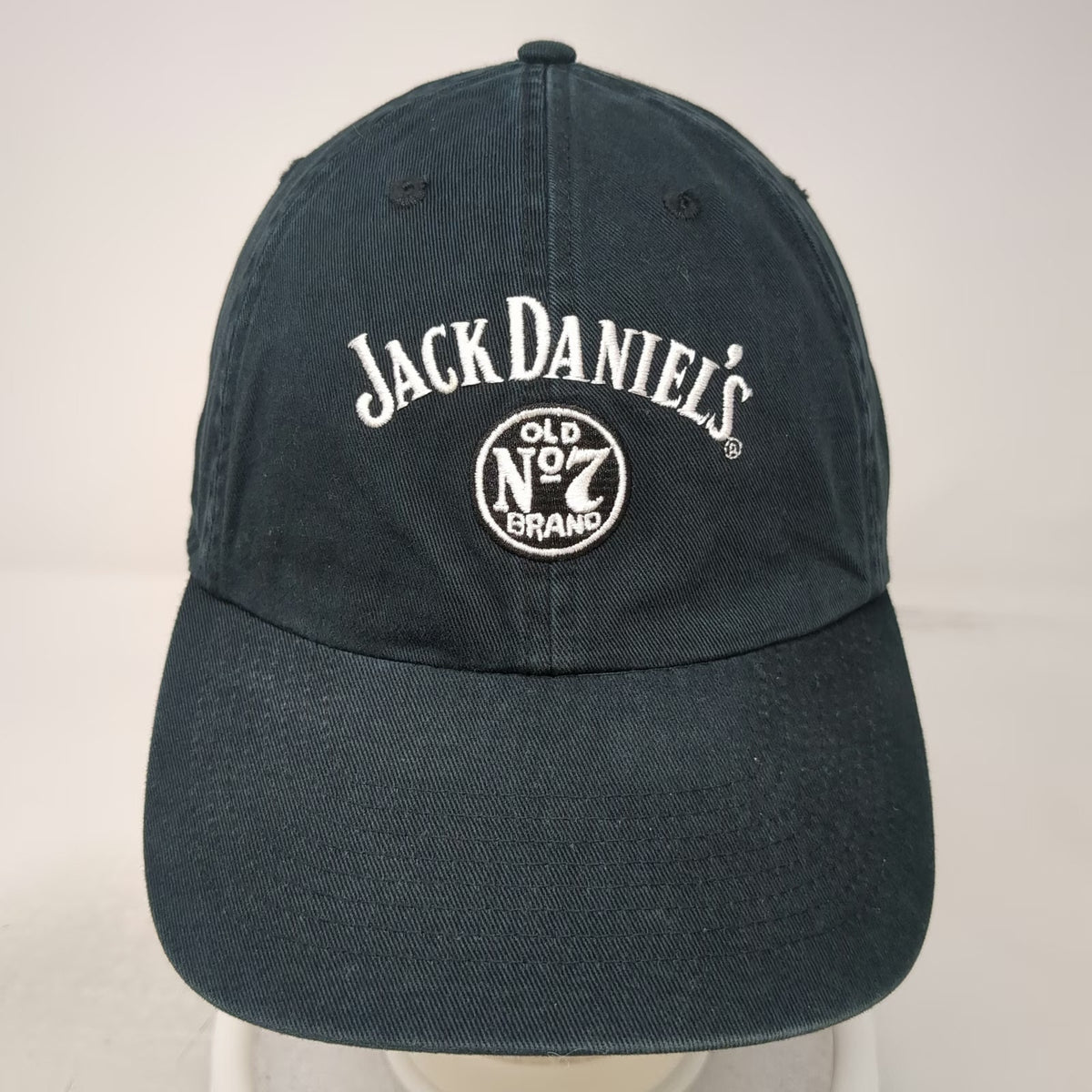 Jack Daniel's Baseball Cap Blue One Size Slideback Hat Embroidered Logo Curved