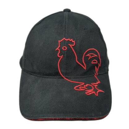 Compagnia del Chianti Baseball Cap Black One Size Rooster Tuscany Wine Hat