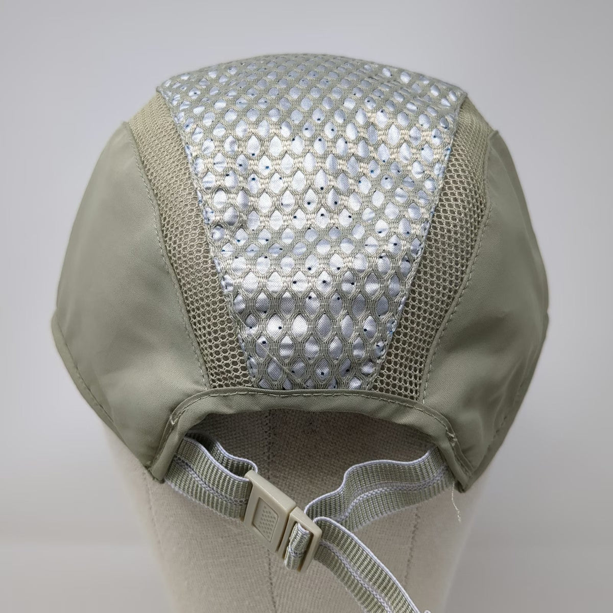 Arctic Hat 5 Panel Beige One Size Cooling Mesh Adjustable Strapback Mountain Hat