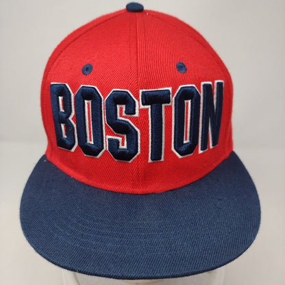 Boston Snapback Hat Multicolor OSFA Embroidered Adjustable Bay State