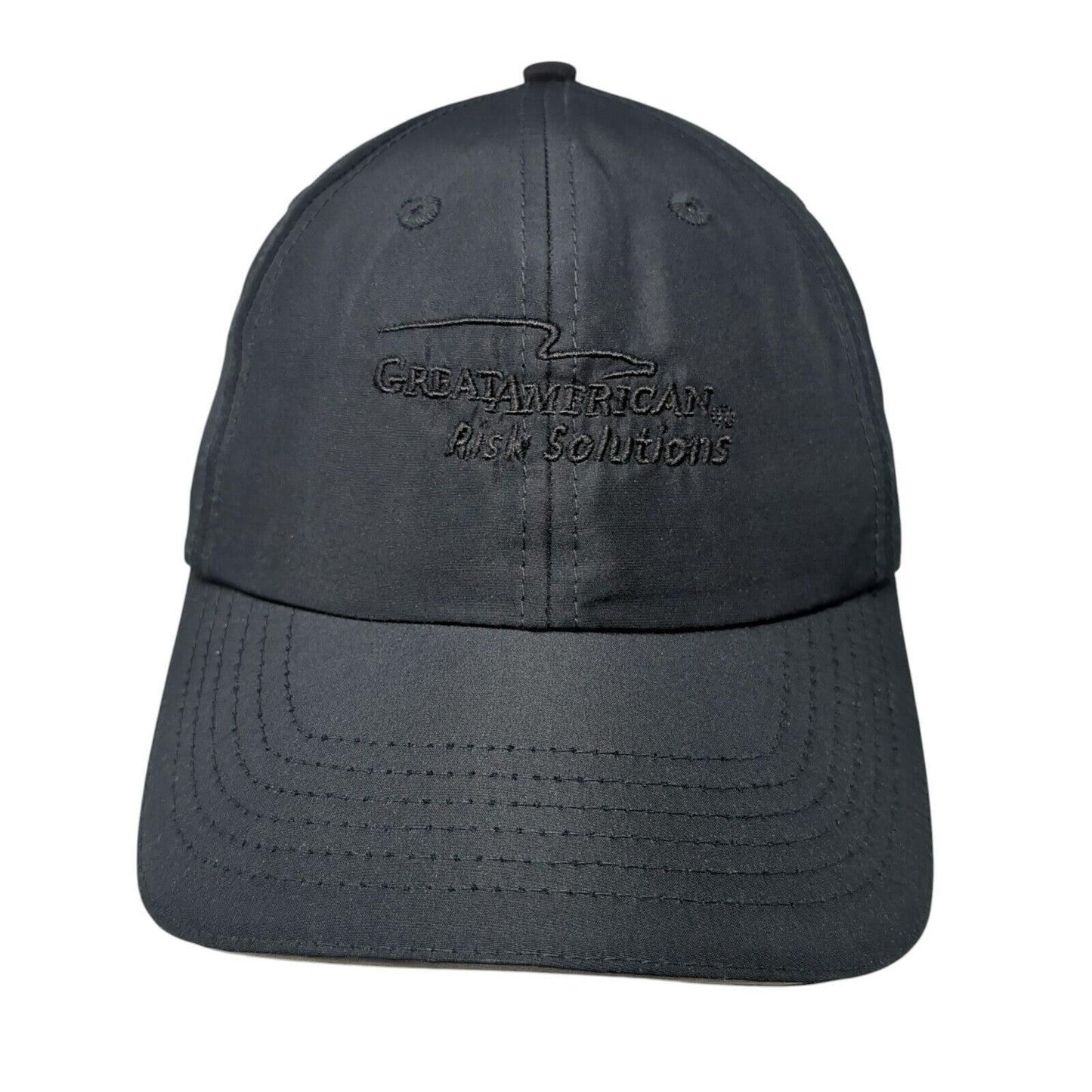 Great American Risk Solutions Strapback Hat Black One Size Adjustable