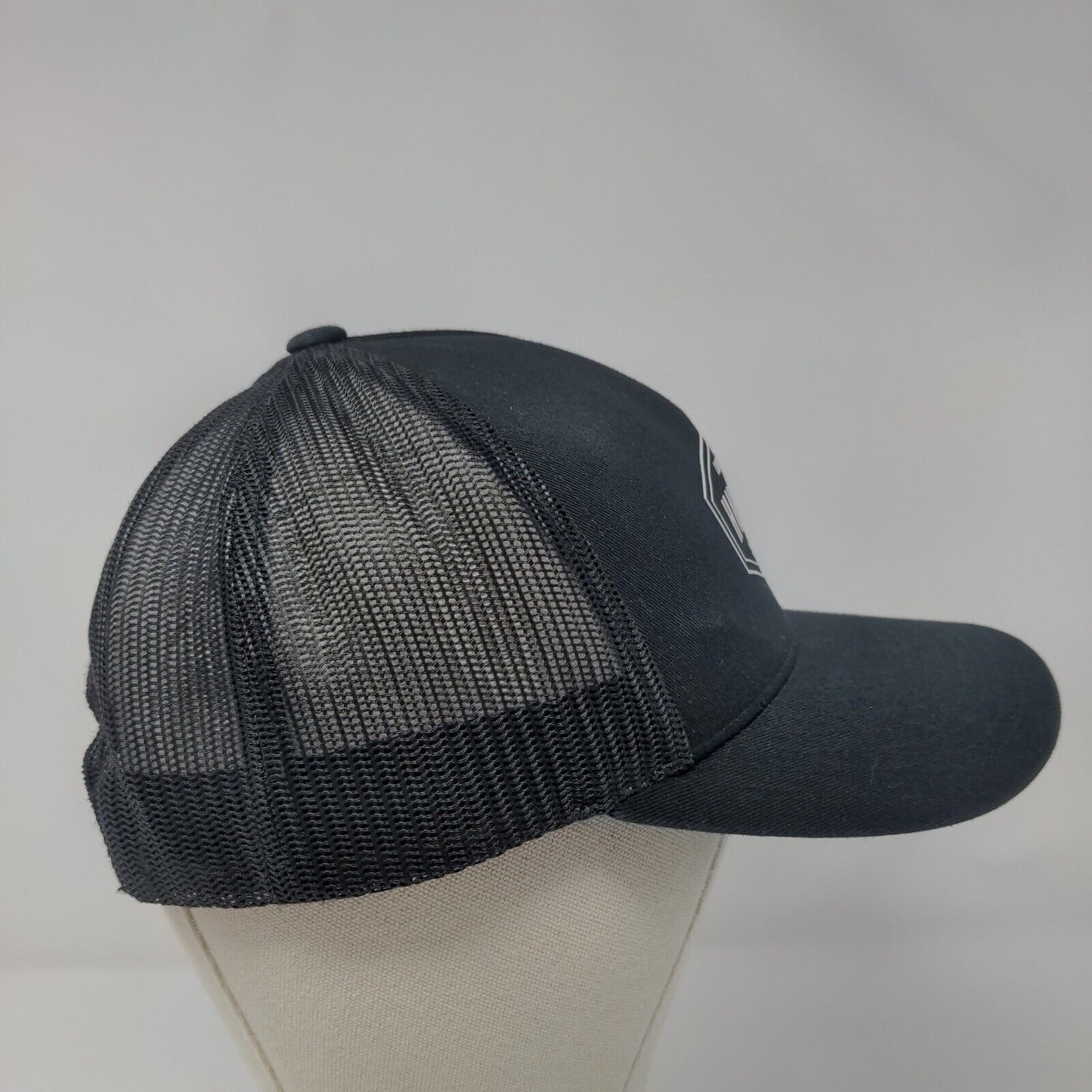 Hurley Since 1999 Snapback Trucker Hat Black OSFA Mesh Back The Classics Yupoong
