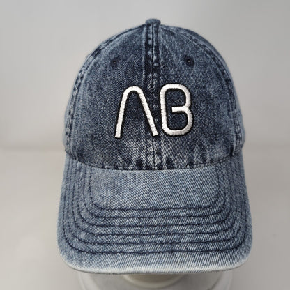 AB Slideback Hat Blue One Size Adjustable Embroidered Denim Cotton Richardson
