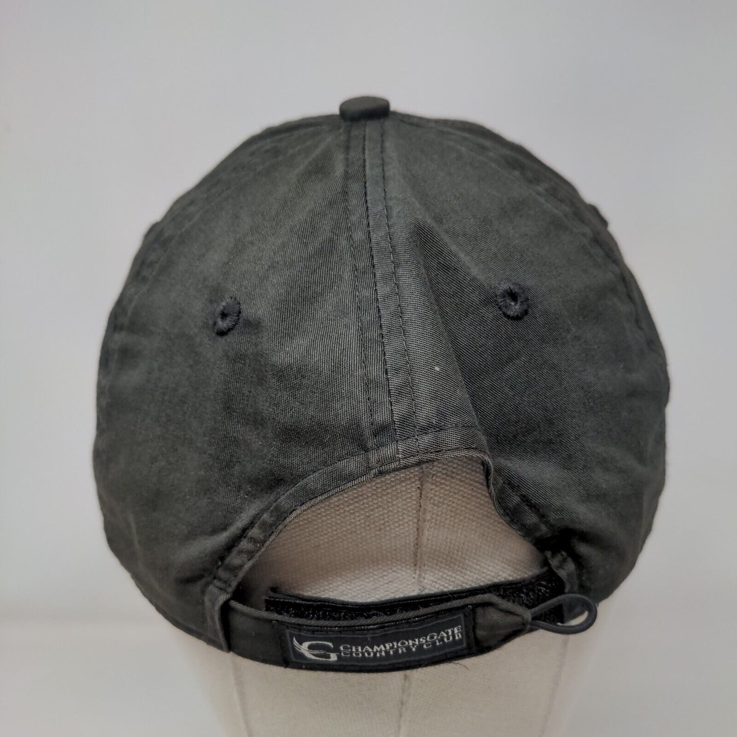 Championsgate Country Club Strapback Hat Black Classic Cut 6 Panel Ahead