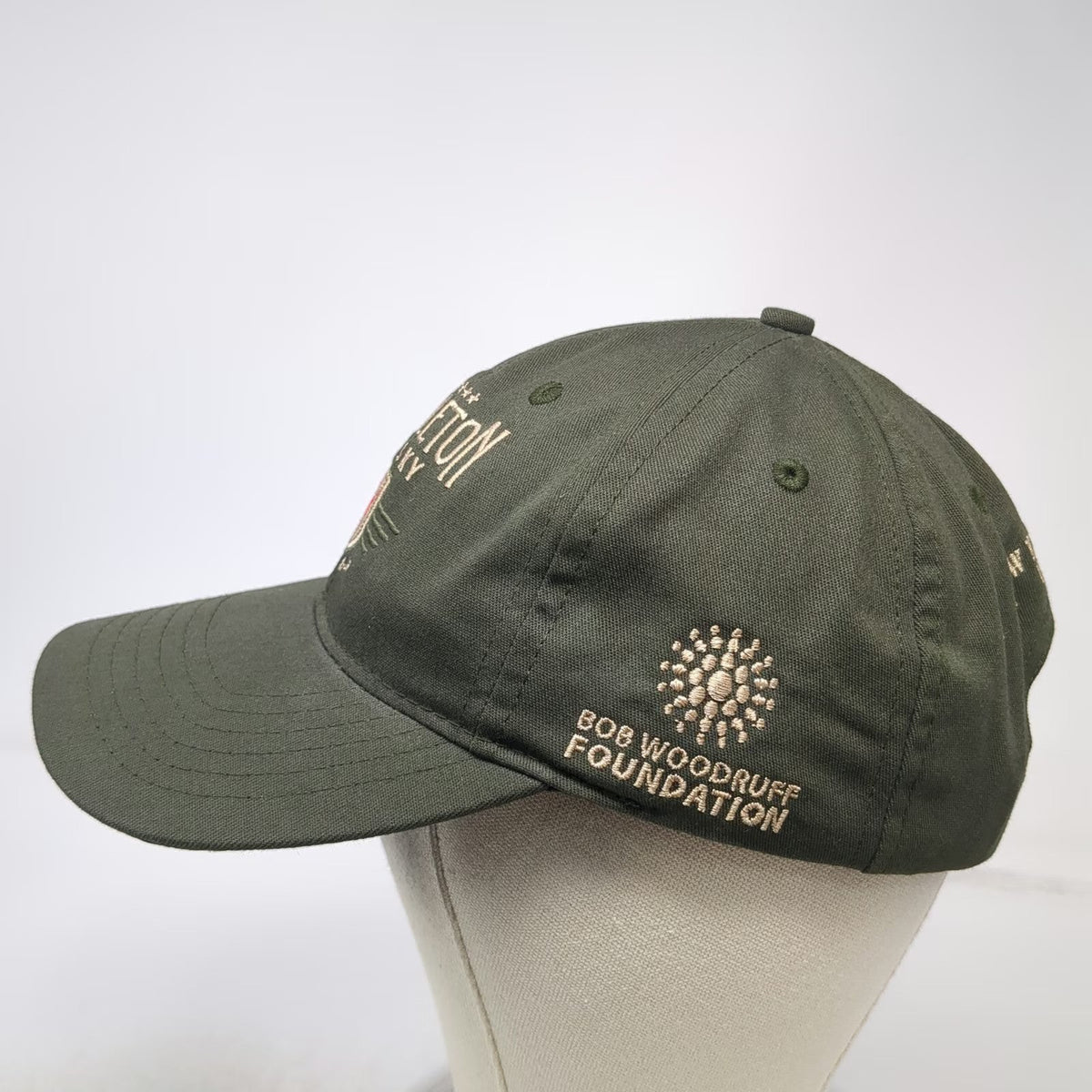 Pendleton Whisky Baseball Cap Green One Size Bob Woodruff Foundation Back Hat