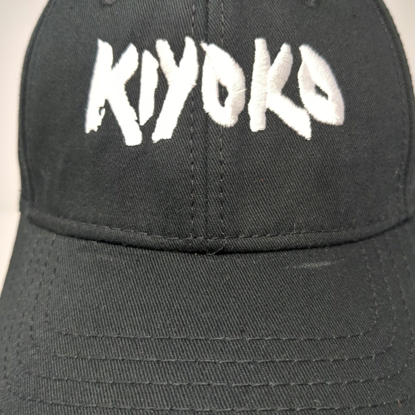 Otto Baseball Cap Black One Size Embroidered Kiyoko Graphic Hat Strapback