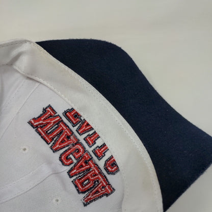Niagara Falls New York Strapback Hat White OS Adjustable Embroidered Patriotic