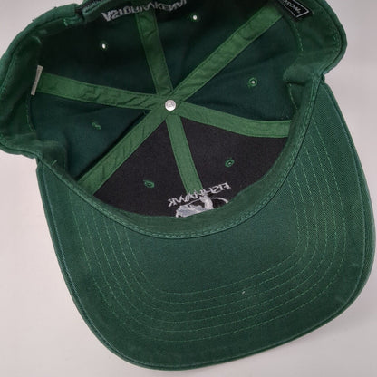 Fishhawk Fisheries Strapback Hat Green One Size Embroidered Astoria/Kenai