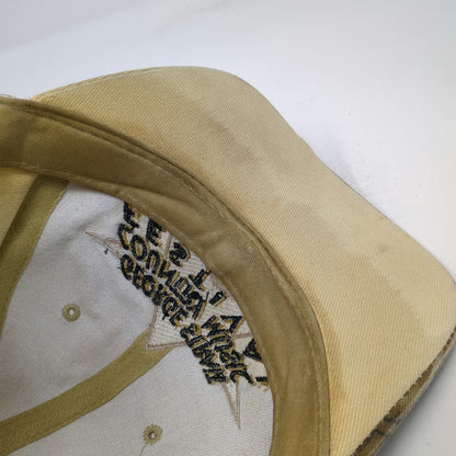 George Strait Country Music Festival Snapback Hat One Size Beige Camo Signature