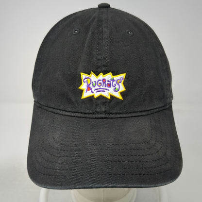 Nickelodeon Rugrats Baseball Cap Black One Size Embroidered Logo Slideback Hat