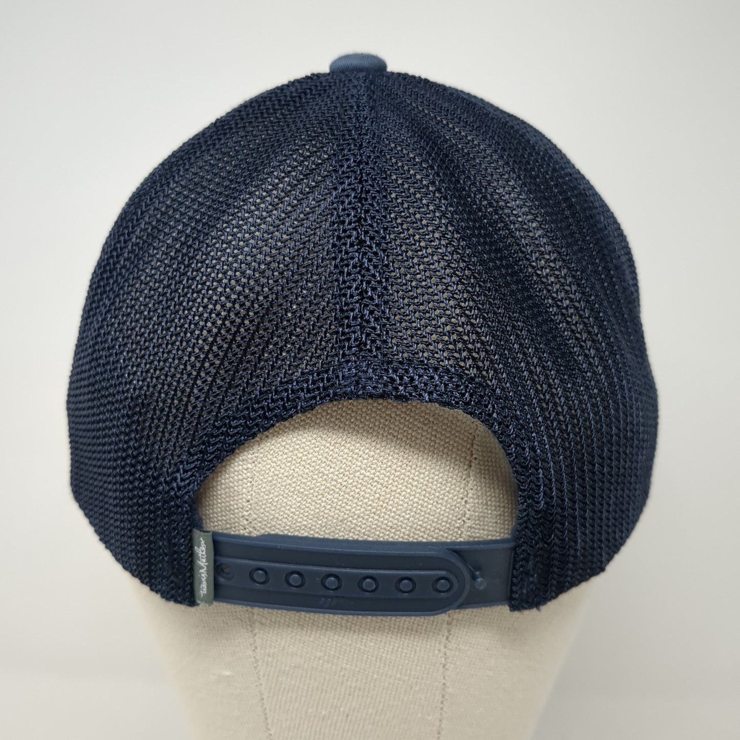 Kingsburg Orchards Snapback Trucker Hat Blue OS Mesh Back 110 Flexfit Yupoong