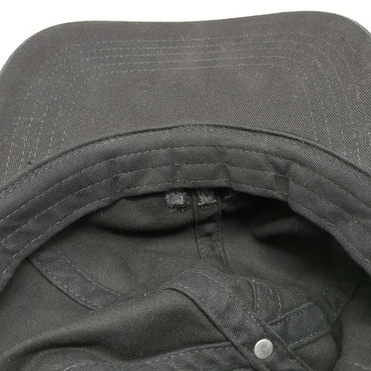 Gap Black Baseball Cap OSFM Adjustable Cotton Embroidered Logo Curved Brim Hat