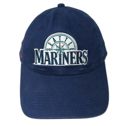 Seattle Mariners MLB Outdoor Cap Blue Hat One Size Budweiser Strapback Logo Fan