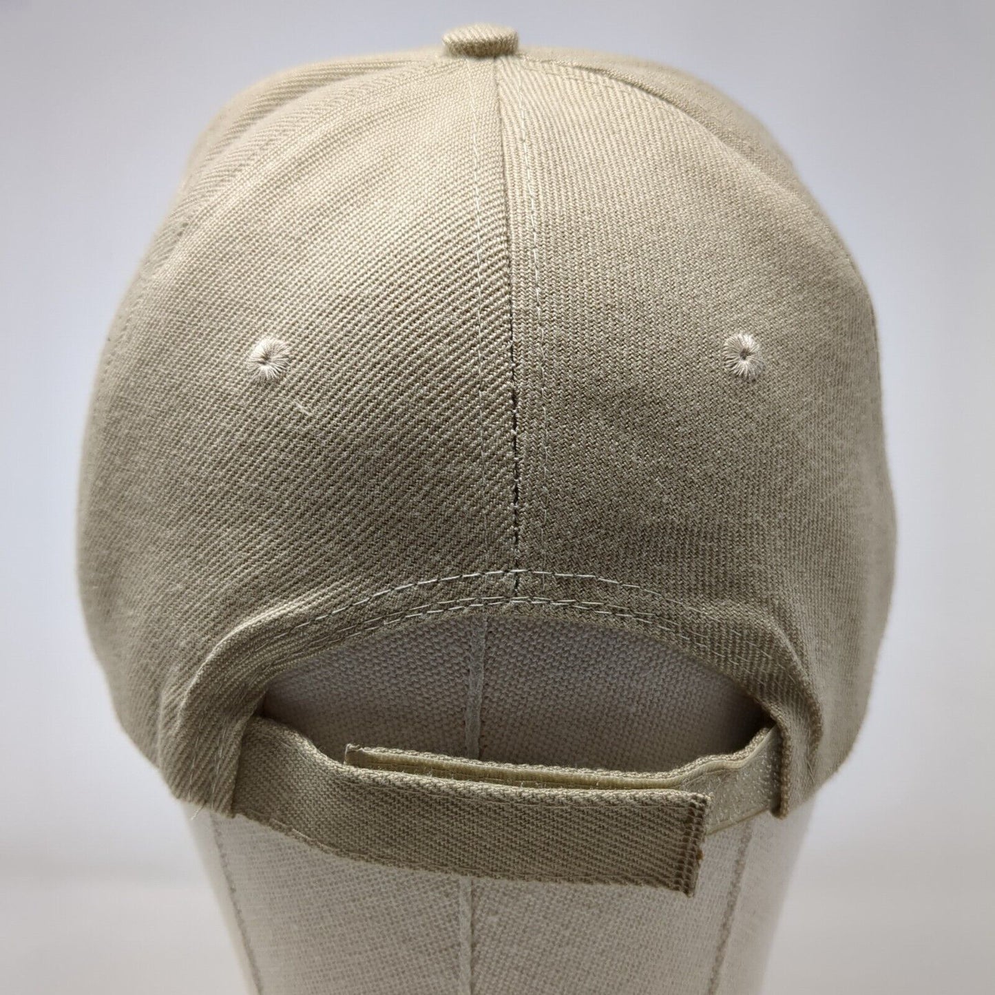 Island of The Bahamas Strapback Hat Tan One Size Adjustable Embroidered 6 Panel