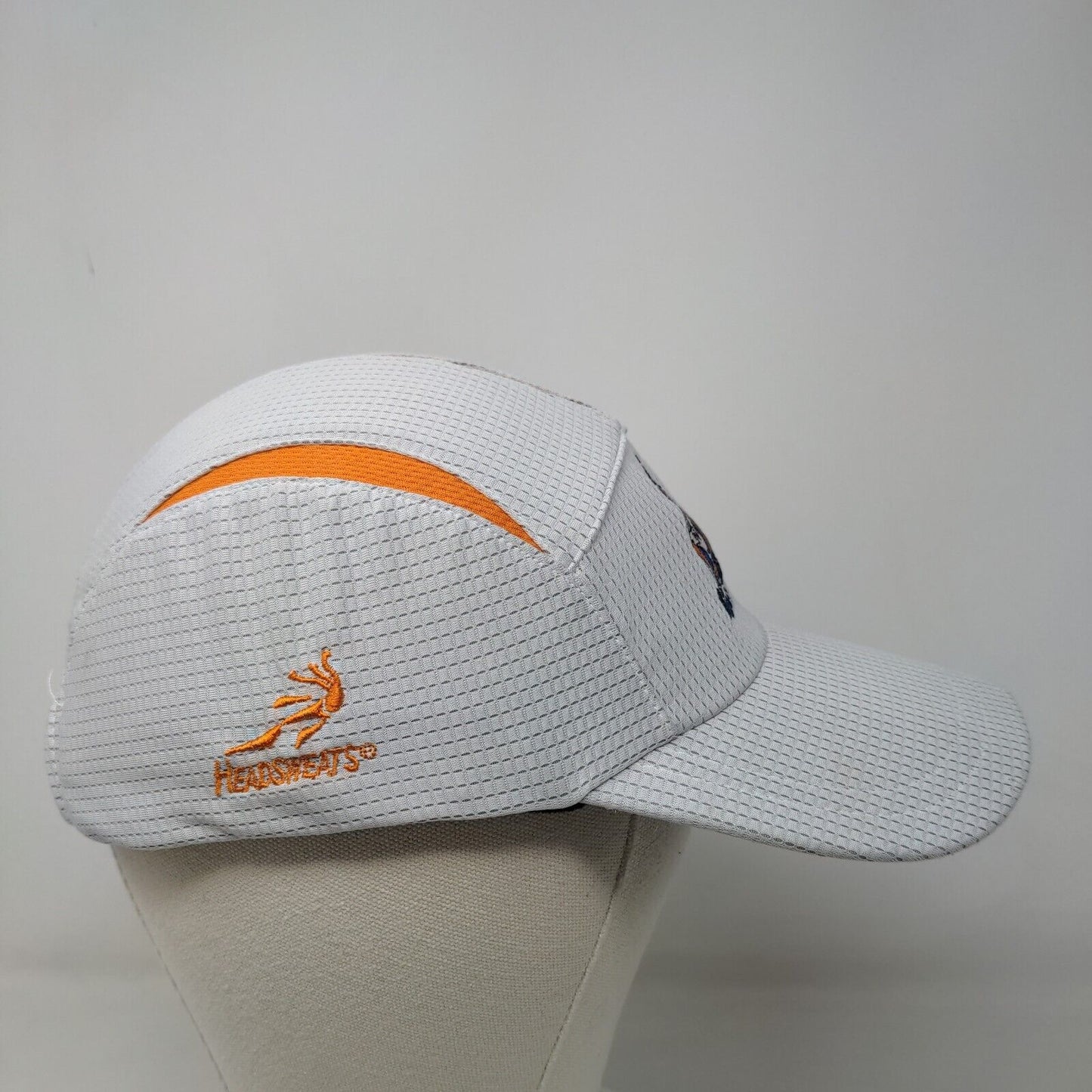 Headsweats Men's Slideback Hat Gray Adjustable Gray Goat Sports Logo Embroidered