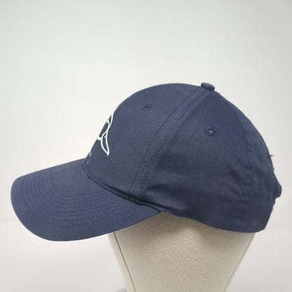 Ducks Unlimited Logo Snapback Hat Blue One Size Adjustable Embroidered