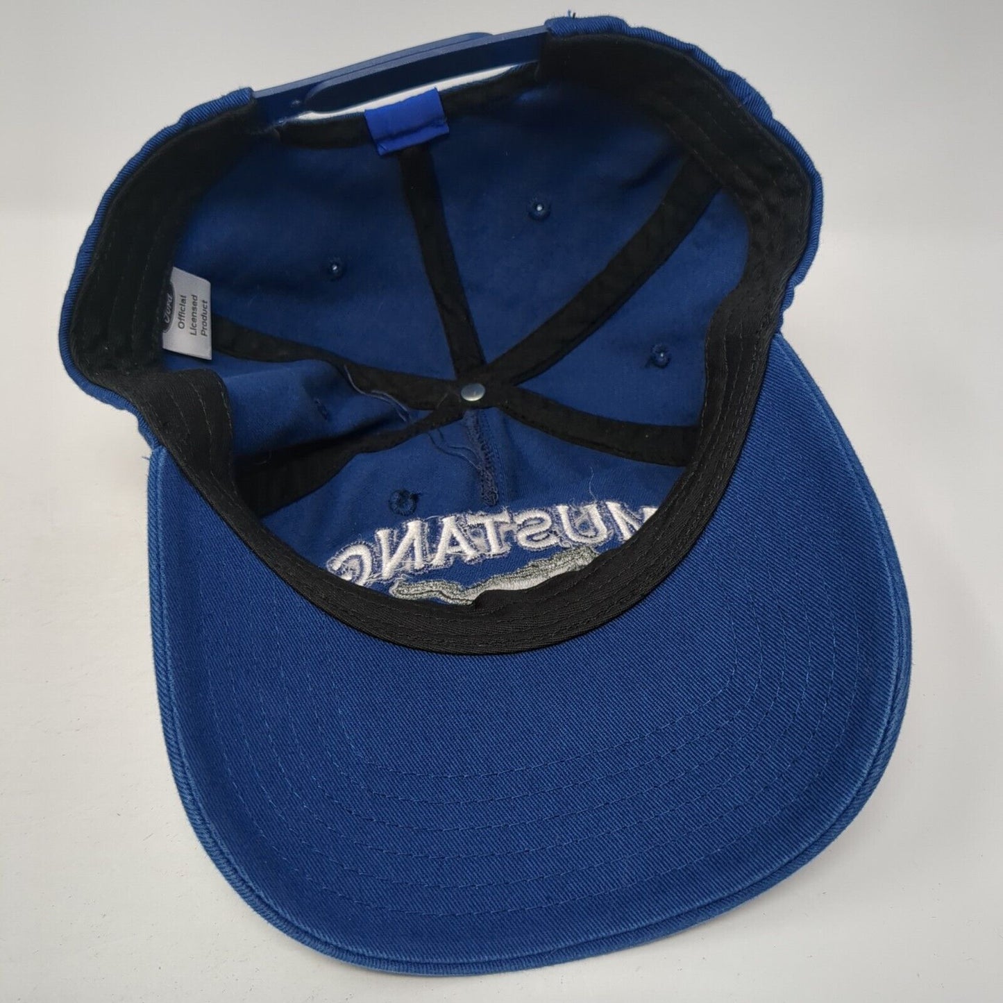 Ford Mustang Since 1964 Snapback Hat Blue One Size Adjustable Embroidered