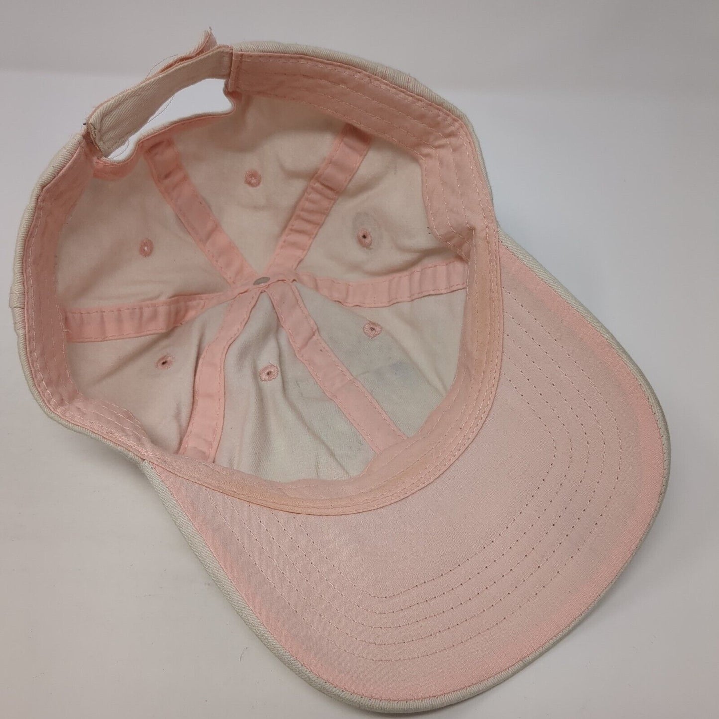 Cookie Mom Strapback Hat Pink One Size Adjustable Patch Vent Holes