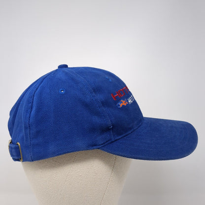 Hot Shoe Hot Rods Slideback Hat Blue OS Adjustable Embroidered Port and Company
