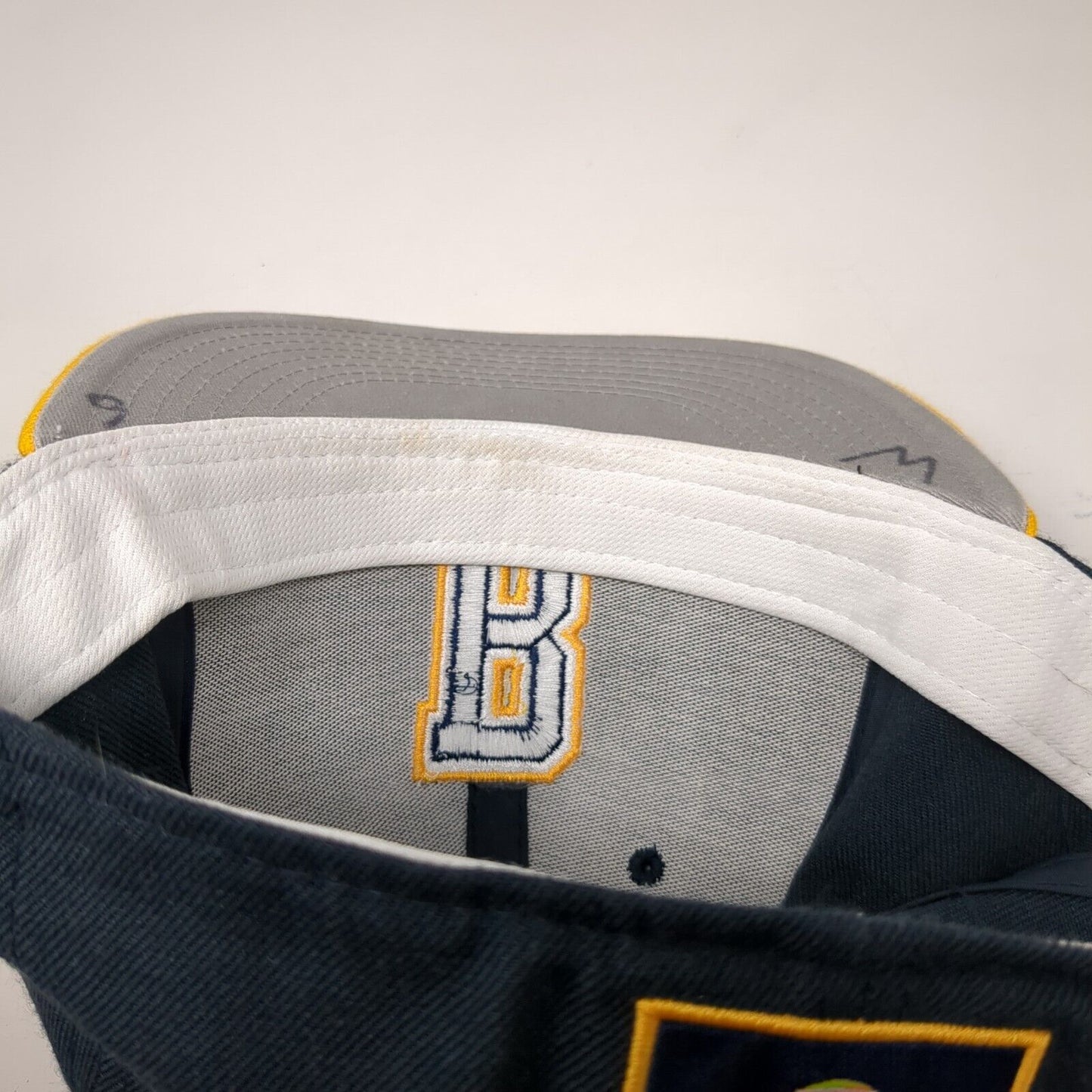 Letter B Fitted Hat Multi 7 1/4 Embroidered Montana Colorblock The Game