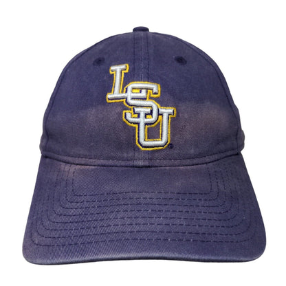 New Era Men's Slideback Hat Purple OSFM 9Twenty LSU Tigers Logo 100% Cotton