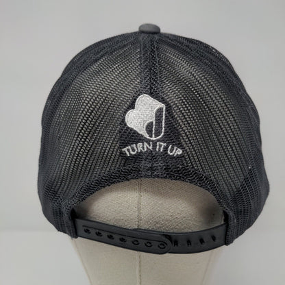 Turn It Up Snapback Trucker Hat Gray One Size Adjustable The Classics Yupoong
