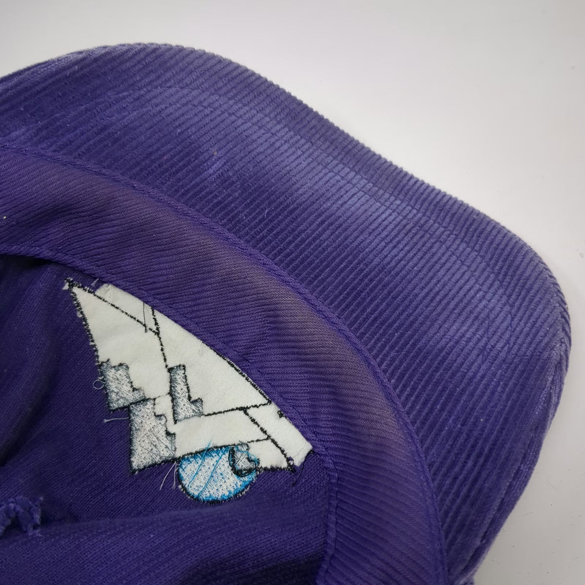 SCI Ski Country Imports Trucker Purple One Size Corduroy Sun Valley Hat Snapback