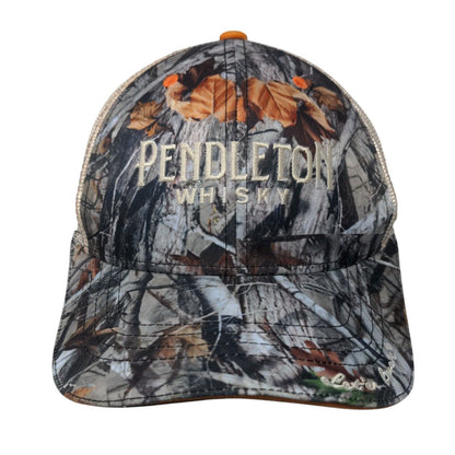 Pendleton Whisky Snapback Mesh Back Trucker Hat Camo One Size 6 Panel