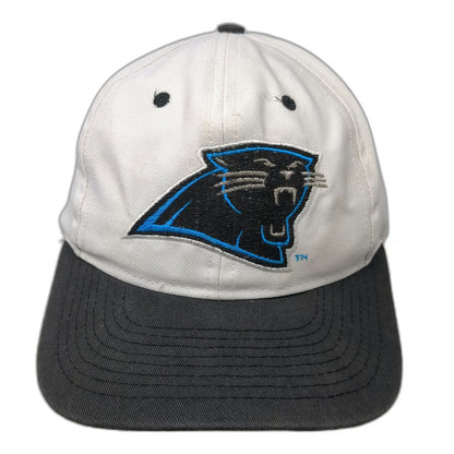 Universal NFL Carolina Panthers Snapback White One Size Hat Green Underbrim