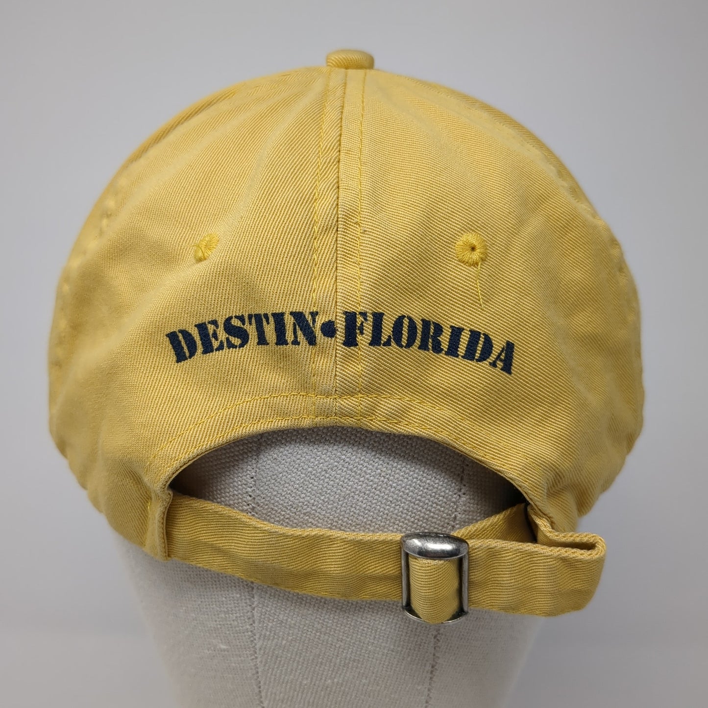 Fudpucker Volleyball Slideback Hat Yellow One Size Adjustable KC Caps