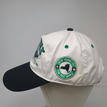 The Classics 5 Panel White Hat One Size New York Skyline City Patch Snapback