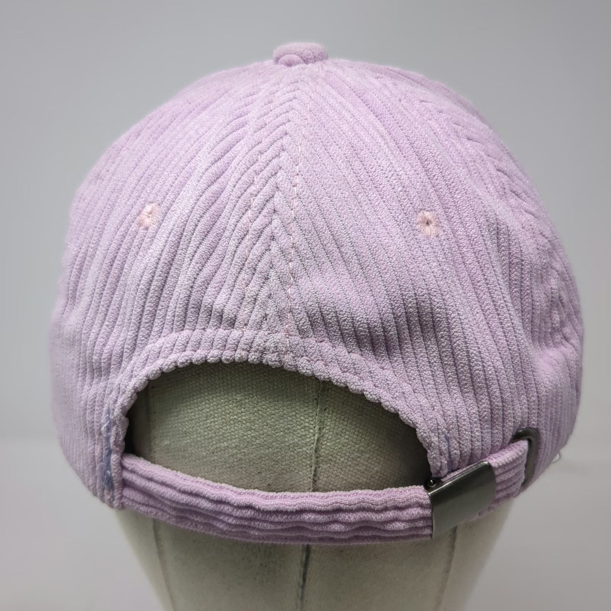 Westend Baseball Cap Pink One Size Corduroy Blank Adjustable Buckle Strap Hat