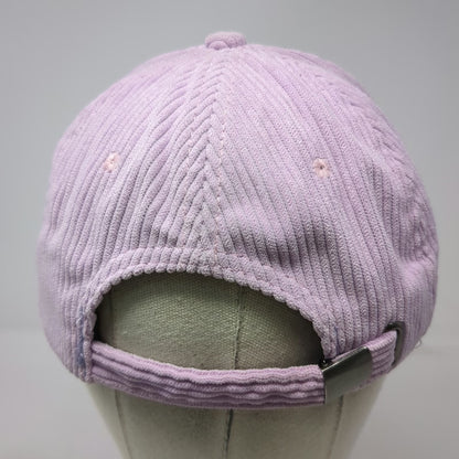 Westend Baseball Cap Pink One Size Corduroy Blank Adjustable Buckle Strap Hat