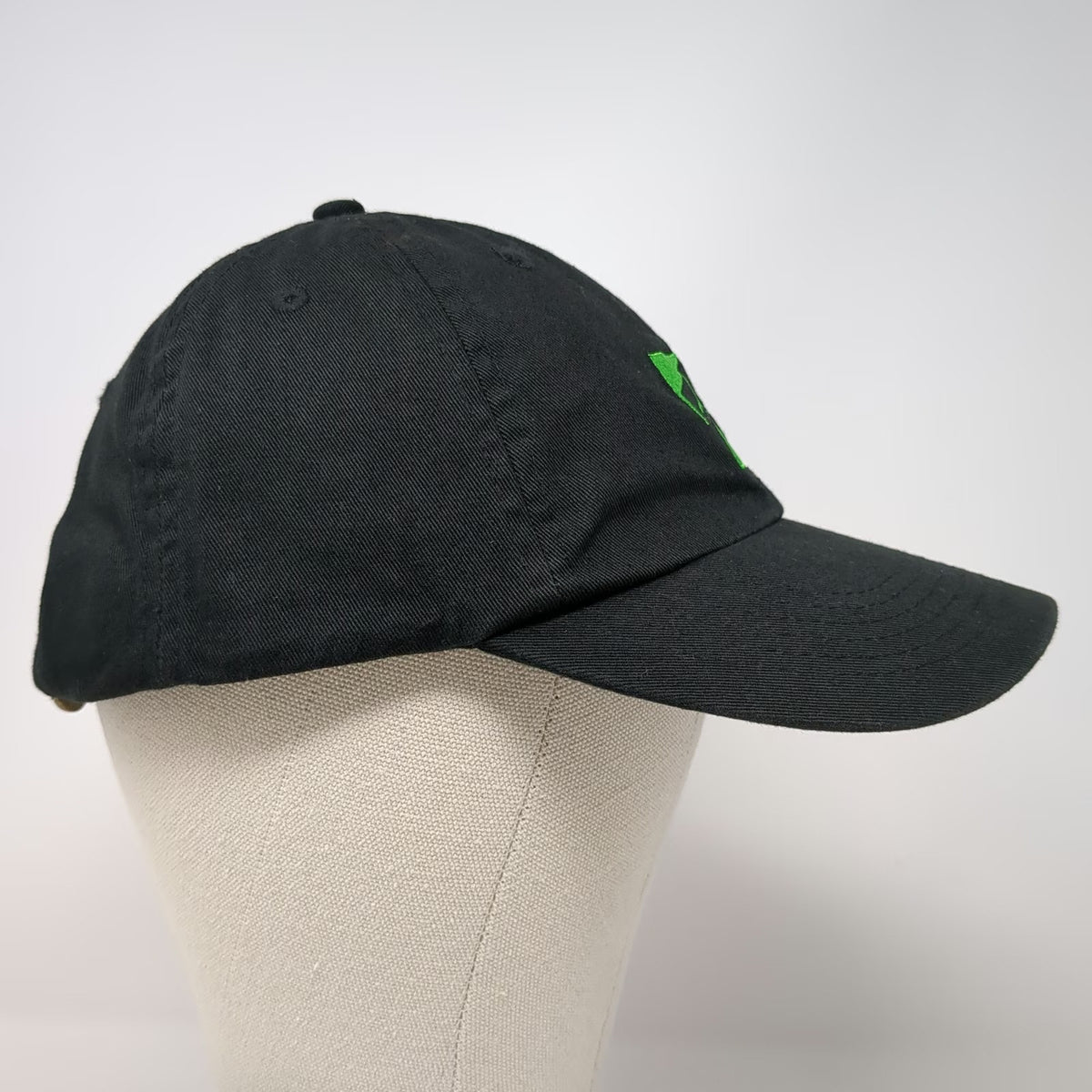 Fast & Furious FF Logo Black Baseball Cap Hat One Size Slideback Cotton Buckle