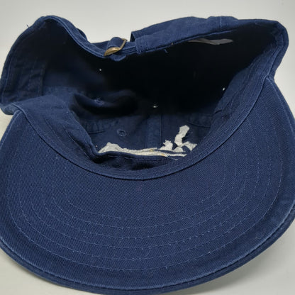 Blue Victoria BC Vancouver Island Cotton Baseball Cap OSFM Slideback Hat Curved