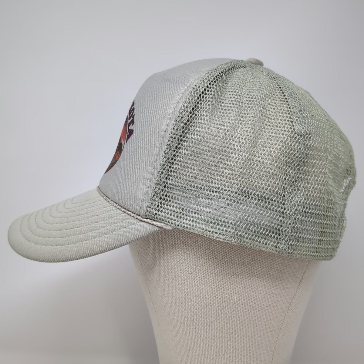 Nissin Cap Trucker Hat Green OSFM South Dakota Horse Windmill Barn Mesh Snapback
