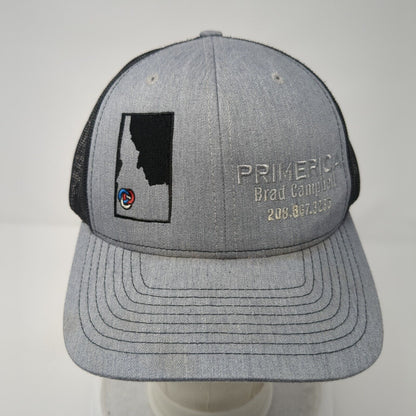 Idaho Primerica Brad Campbell Trucker Hat Gray One Size Mesh Back