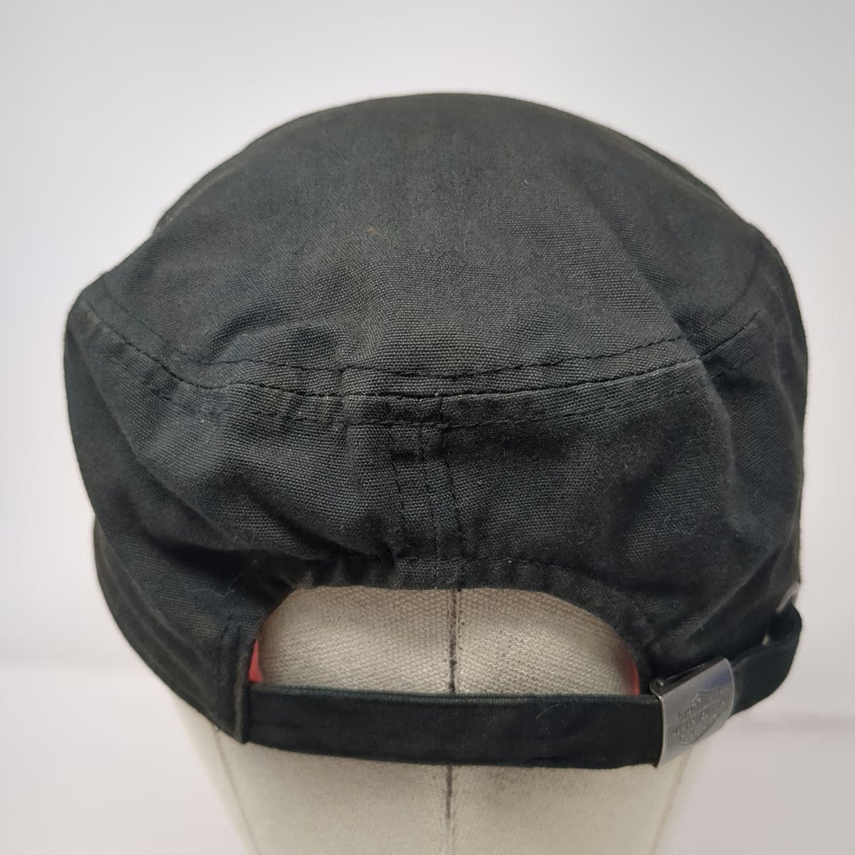 Harley-Davidson Army Cap Black One Size Side Chain Pink Embroidery Slideback Hat